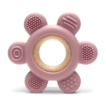 Silicone and Beech Teether FLOWER